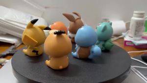 Bandai | 6Pcs/Set Q Version Crayon Shin-chan Anime Figure Shin-chan Cosplay Action Figure Room Decorations PVC Collection Toy