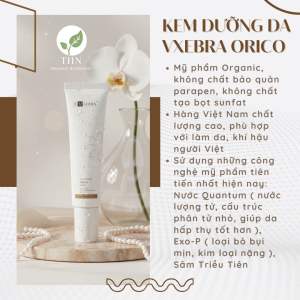 Kem dưỡng da Vxebra Orico 50g organic - Dưỡng ẩm phục hồi da nam nữ dùng