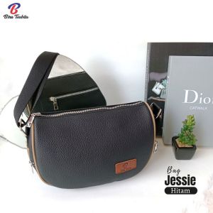 Jessie Bag By Biru Tsabita Tas Slempang Wanita Bahan Kulit Jeruk
