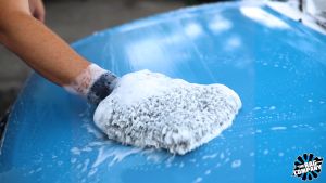 The Rag Company - Cyclone Ultra Wash Mitts/Wash Pad - 70/30 Gauntlet Blend Korean Microfiber Scratch-Free