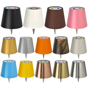 Wireless Rechargeable Bottle Lamp with 2000mAh Battery Warm & RGB Light Touch Control for Bedroom Living Room and Office