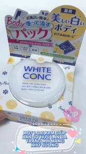 Kem Ủ Trắng Da Toàn Thân White Conc White Conc Whitening Body Pack Cii 70g (Moisturizing Mask)