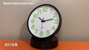 Modern Wall Clock 12 Inches Glow Large-sized Clock Fashion Home Decor  Luminous Wall Clock 8 inches Clocks