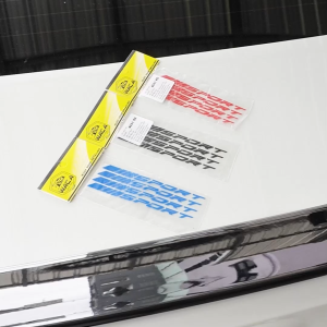 NEW WACA 4ชิ้น สติ๊กเกอร์แต่งรถ สติกเกอร์ขอบล้อ สติกเกอร์ติดรถ สติกเกอร์sport รถยนต์ รถจักรยานยนต์ รถบรรทุก จักรยาน ติดล้อรถ 4C01 FSA สติกเกอร์แต่งรถ