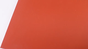 Karet Silikon Merah Tahan Suhu Tinggi Tebal 3mm-10mm Ukuran lebar 50cm Panjang 100cm Gulung Lembaran Busa Sponge Rubber Sheet Anti Panas Elastis Fleksibel Tahan Lama untuk Mesin Press & Insulasi Termal Alas Bantalan Dudukan Anti Slip Mesin Hot Stamp