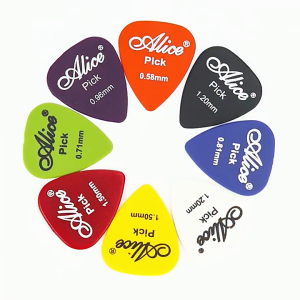 10pcs Guitar Picks Alice Acoustic Electric Bass Plectrum Mediator Musical Instrument Thickness 0.58-1.5