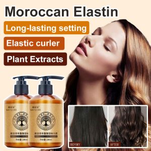 Elastin Womens Curly Hair Moisturizing Long-Lasting Shaping Anti-Frizzy Fluffy Perm Hair Care Essence Elastic Curling