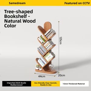 SAMEDREAM | Multifunctional Wooden Bookshelf