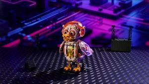 CONUSEA | 1168P Mechanical Duck Model Building Blocks With LED Light Electric Technical Assemble Diy Bricks Toy Gift For Children Kids