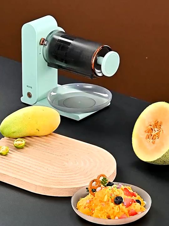 Fruit Ice shaver ice fully automatic rechargeable sand crusher electric ice cream machine