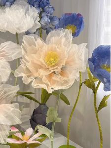 Automatic Mechanical Opening And Closing Flower Electrically Operated Moving Flower Sensory Electric Flower Path Guide