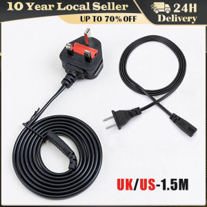 PC Power Extension Cord UK Plug IEC C5 C13 Power Supply Cable for Printer Radio Computer Sony PS4 Xbox Battery Charger Monitor