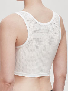 เสื้อกั๊กเสริมหน้าอก Zouchi Sporty Ultra Thin สำหรับผู้หญิง ชุดชั้นในฤดูร้อน ขนาดใหญ่ เสื้อคลุมกันหนาวแบบสวมหัว ผ้าไนลอน สีพื้น