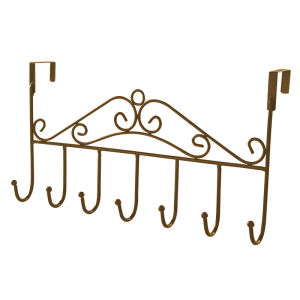 Moda Door Rear Hook Door Hanging Clothes Hanging Door Rear Rack Nail Free Clothes Hook Black White Bronze
