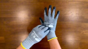 HandsON Corak Embossed Nitrile Work Gloves|Thicker Yarn|One Carton 120 pairs | Made in Malaysia|EN388