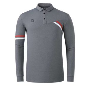 Golfist | Mens Long Sleeve Golf Polo Shirt Autumn Winter Sports Elastic Quick-Dry