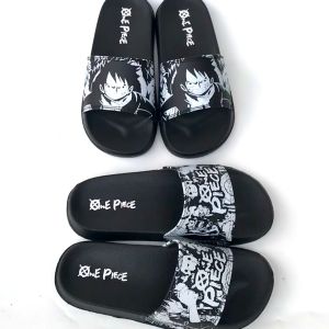 Sandal Anak Onepiece Luffy Karakter Kartun Anime Bahan Ringan Empuk