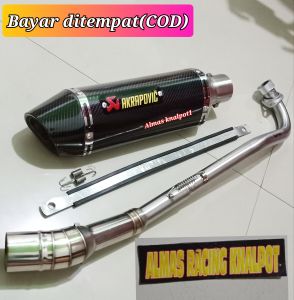 knalpot racing akrapovic buat jupiter vega grand legenda beat vario pcx adv mio scopy genio nmax aerox dan metik lainya