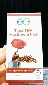 INFINITY TIGER MILK MUSHROOM PLUS. Elok untuk Paru-Paru Pernafasan & sistem Imun MAL21086061T