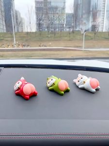 Bộ Trang Trí Taplo Ô Tô Hình Thú Dễ Thương - Màu Sắc Ngộ Nghĩnh Động Cơ Phù Hợp Mọi Loại Xe