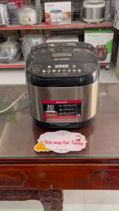 Nồi cơm điện tử Sharp 1.8 lít KS-TH18E2O-RS công suất 790w hàng chính hãng - Hàng trưng bày