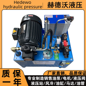 0.75kw + Vp15 Hydraulic System 1.5KW Oil Press Machine 1.5KW + Vp20 Machine Tool Hydraulic Station Cylinder Chuck