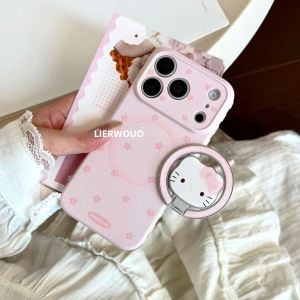 LIANGWU | Magnetic Ring Holder Cartoon Cute Phone Case