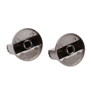 2Pcs Universal Metal Rotary Switch Control Knobs 6Mm/8Mm Replacement For Household Kitchen Cooker Gas Stove Oven Accessories New