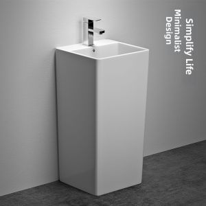 Integrated Square Minimalist Washbasin
