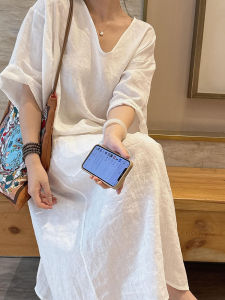 YUFUQING | French Style White Fashionable Short Sleeve Womens Dress Summer New Arrival Elegant Luxury Long Skirt High Waist A-Line Dress