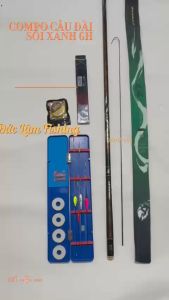 SÓI XANH ( RED WOLF ) đến từ dòng cần nội địa với độ cứng 6H - F1 (tặng kèm ngọn và bao cần)