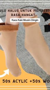 KAOS KAKI TEBAL WANITA. KAOS KAKI THERMAL KAOS KAKI MUSIM DINGIN LAPIS BULU.KAOS KAKI VELVET TEBAL