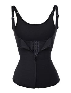 Zipper Slimming Sauna Vest Adjustable Strap