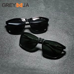 Grey Jack Kacamata Sunglasses Polarized Anti Silau UV400 Bahan Alumunium Magnesium Model Kotak Fashion Pria dan Wanita 536