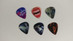 Pick Gitar dan Bass Motif Hologram Standard Guitar Pik Impor PHO-65