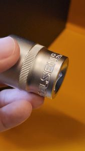 Tolsen Industrial Grade Socket Wrench 1/2" Drive (8 to 32mm) Cr-V