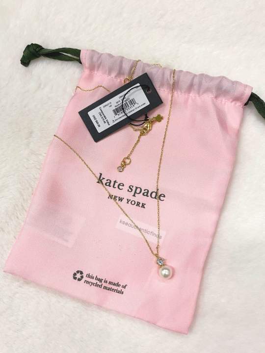 Kate Spade お洒落 pearls of wisdom mini pendant ネックレス s-l400.jpg