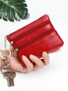 2023 New Short Wallet Womens Handbag Mini Compact Card Holder Key Case Coin Bag Coin Purse Storage