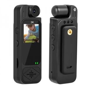 4K Small Body Camera  Mini Video Camera Camcorder Night Vision and Bike Mount On-The-Go Recording Law Enforcement Personal Usage