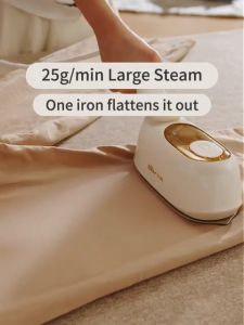 Bear Electric Steamer Iron for Clothes Flat Iron Handheld Garment Steamer Plantsa Professional Ironing for Home Travel