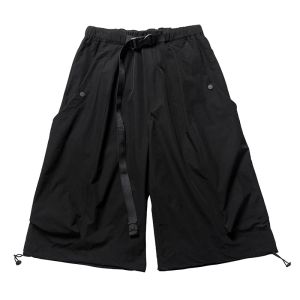 AOGZ | Quần Culottes Phong Cách Mỹ Đường Phố Mùa Hè Có túi lớn Form Rộng