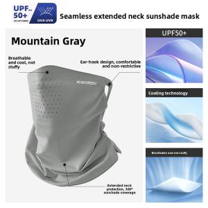 WANBAOLV | Ice Silk Sun Protection Neck Mask Set for Men Summer Riding