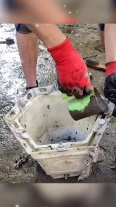 Khuôn đúc chậu cảnh lục giác 30 cao 22 (khuôn nhựa ABS có long trong)