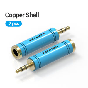 Vention | Vention Jack 3.5 to 6.5 Microphone Audio Plug for Amplifier Speaker AUX Cable 3.5 mm Jack to 6.35 mm Electric Guitar Adapter