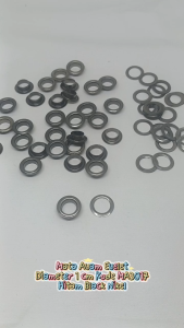 Mata Ayam Eyelet Diameter Lubang 1 cm (No 24) Warna Black Nikel Harga Per Pack isi 50 Pcs