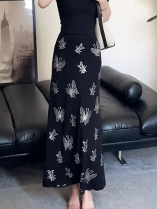 MANMI | Chân Váy Xòe In Hình Bướm Elegance Mùa Hè