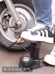 Prakan EOSM ปั๊มลมจักรยาน ที่สูบลมขนาดเล็ก เติมลมเร็ว แรงดันสูง 160PSI ที่สูบลมมอเตอร์ไซค์ ที่เติมลมยางรถยนต์ ที่สูบลมมอเตอร์ไซค์ ที่สูบลมจักรยาน ที่สูบลมพกพาสะดวก ที่สูบลมแรงดันสูง เกจวัดแรงดันแม่นยำ