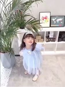 dress anak cewek princess Disney elsa frozen snow queen / dress anak cewek lengan panjang dress ulang tahun ( SIZE 1- 6 TAHUN )