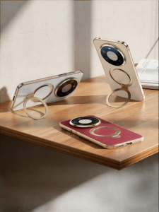 YANCHEN | Napa Leather Magnetic Stand All-Around Camera Protection Shockproof Case