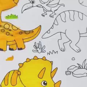 3 Meters Graffiti Scroll Wall Sticker Coloring Paper Roll Educational Doodling Sticker for Kids Gift